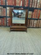 A swing frame toilet mirror (W46cm)