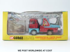 Corgi Major Toys diecast model Chipperfield's Circus Crane Scammell Handyman Mk.