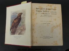 W H Ogilvy 1923 Scattered Scarlet, illustrated by Lionel Edwards and Britain's Birds & Nests,