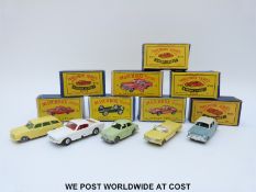 Thirteen Matchbox Lesney 1.