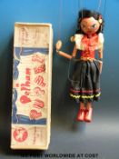 A Pelham Puppet 'Gypsy Girl' in original brown box