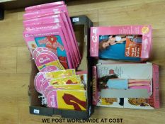 Nineteen 1970s Sindy doll outfits all in original boxes, together with a Sindy doll and Tressy doll,