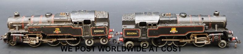Two Hornby Dublo 00 gauge BR 2-6-4 EDL10 locomotives 80054