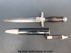 A Nazi German Third Reich Reichsluft Schutzbund (RLB) Air Raid Protection League officer's dagger