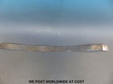 A German WWII Infantry leather belt with eagle and swastika to buckle and 'GOTT MIT UNS' motto (God