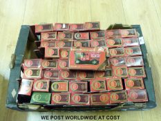 Fifty Matchbox Models of Yesteryear diecast model vehicles,