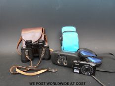 A pair of Carl Zeiss Jenoptem 8 x 30 binoculars,