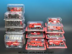 Twenty-four Del Prado, Road Signature and other diecast model fire engines,