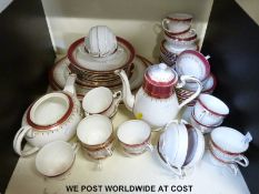A large collection of Aynsley Durham dinner and tea ware.