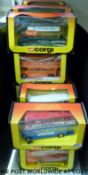 Twenty Corgi diecast model double decker buses,
