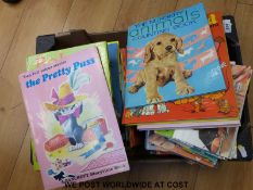 A collection of late 1960/70s annuals including Jack Jill, Disneyland (1971),