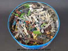 Over 200 mainly lead model soldiers together with various cowboys and Indians