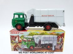 Dinky Toys diecast model Bedford TK Refuse Wagon, 978, with metallic green cab,