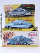 Dinky Toys diecast model Captain Scarlet Spectrum Pursuit Vehicle, 104, with metallic blue body,