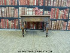 A small 19thC pine table (W61 D45 H45cm)