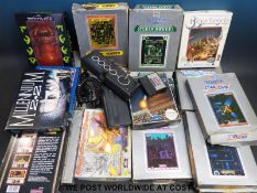 Over 10 MB Vectrex video computer games and two controlers,