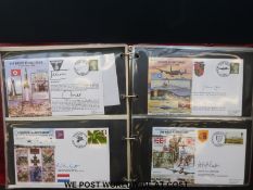 Two Benham albums of limited edition covers depicting the main events of World War II