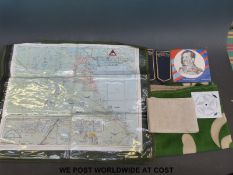 A collection of 1st Gulf War Iraq souvenirs and trophies comprising items brought back by a member