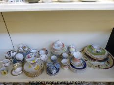 A quantity of ceramics including Doulton tea ware decorated with harebells, Doulton Yorktown,