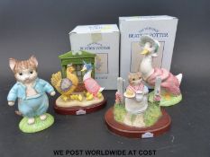 Two Royal Albert large Beatrix Potter figures,