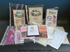 A collection of Pelham Puppet related ephemera including Collector's Club magazines, DVD,