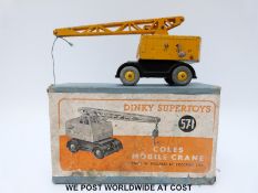Dinky Supertoys diecast model model Coles Mobile Crane, 571,