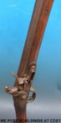 Tower flintlock hammer action Brown Bess gun with tower and crown over GR cipher to lock,