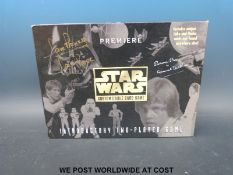Dave Prowse and Bruce Boa signed Star Wars Customisable Card Game