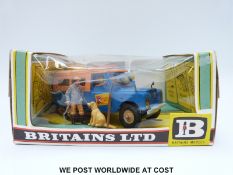 Britains Ltd model Farm Land Rover, 9576, with blue body,