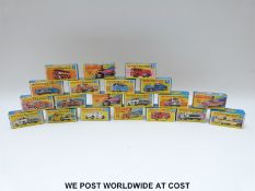 Twenty Matchbox Lesney Superfast 1-75 series diecast model vehicles, 5, 8, 12, 15, 19, 20, 22, 23,