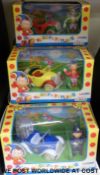 Six Corgi Noddy in Toyland diecast model figure and car sets, all in original boxes.