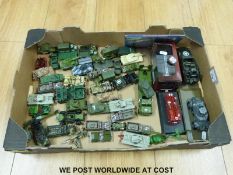 Over 40 diecast model military vehicles,