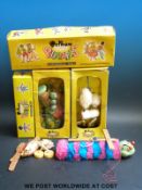 Four Pelham Puppets, Foal, Caterpillar, Baby Dragon and Ostrich,