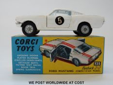 Corgi Toys diecast model Ford Mustang Fastback 2+2 competition model, 325, with white body,