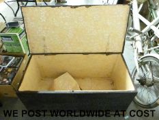 A painted pine trunk