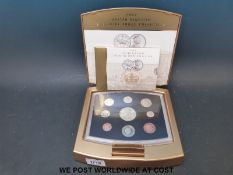 A 2002 Golden Jubilee UK Royal Mint Executive proof coin set,