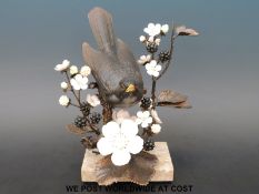 Albany Fine China Company figure of a Blackbird, certificated no.