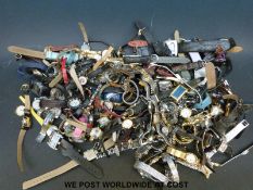 One-hundred-and-fifty various ladies and gentleman's wristwatches.