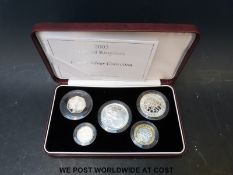 A UK Royal Mint 2003 'Family Silver' coin collection with certificate