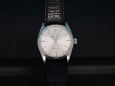Rolex Oyster Perpetual Air King gentleman's automatic wristwatch with baton markers on stainless