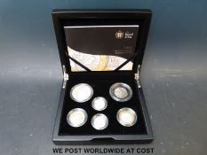 A 20011 UK Royal Mint Piedfort set,