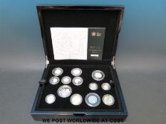A 2010 UK Royal Mint silver proof coin set Girl Guides etc.