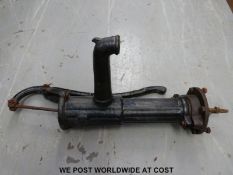 A cast iron water pump,
