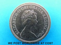 A 1976 second portrait gold full sovereign