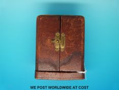 A white metal cased ladies pocket watch, stamped fine silver and W C Mann, maker to the admiralty,