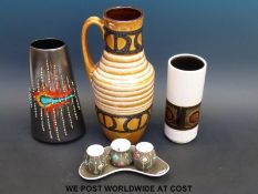 Two retro German vases,