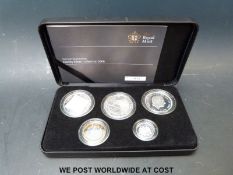 A 2008 UK Royal Mint coin collection 'Family Silver', certificate no.