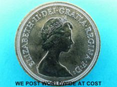 A 1980 second portrait gold full sovereign
