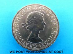 A 1965 gold full sovereign