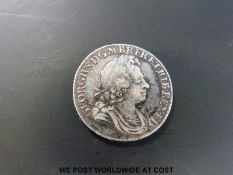 A George I (South Sea Copper Co) SSC shilling 1723 VF